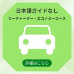 ジョグジャカルタでのタクシーチャーター、日本語ガイドなしコース